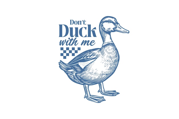 No te olvides de mí Retro dibujos de camisetas de pato de animales sarcásticos
