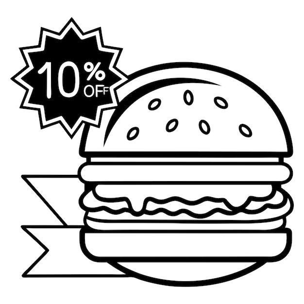 No te pierdas los diseños de Burger Vector Premium a la venta hoy