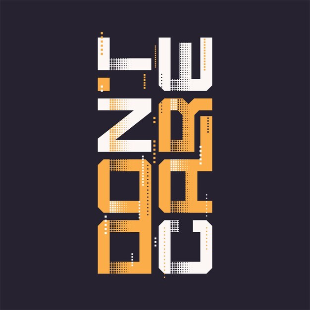 No te preocupes por la tipografía de diseño vectorial de camisetas gráficas