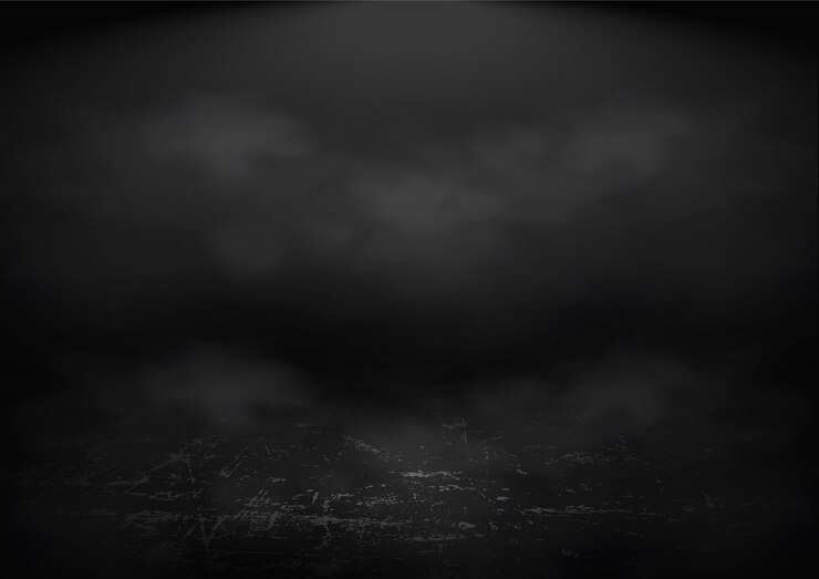 Vector la noche oscura y brumosa