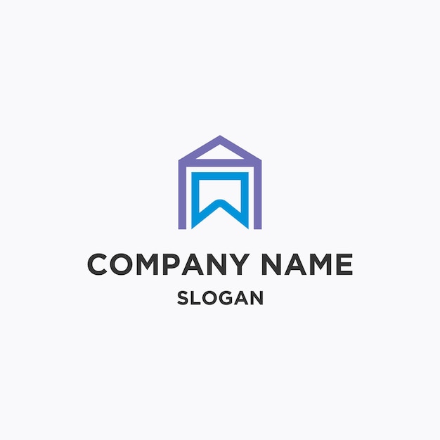 Nombre de la empresa Inicio Logotipo Diseño plantilla
