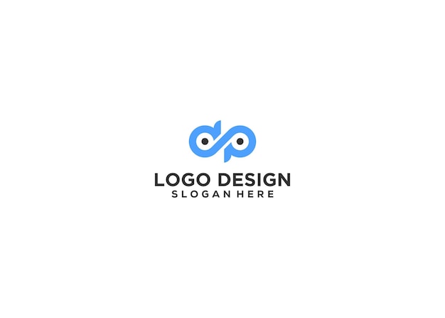 Nombre de la empresa con la letra DP logotipo