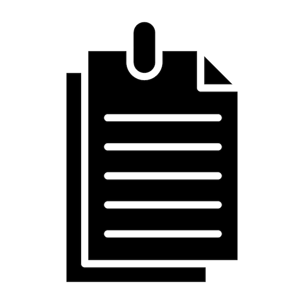 Nota adhesiva Ilustración del diseño del icono vectorial