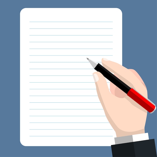 Nota de escritura de empresario
