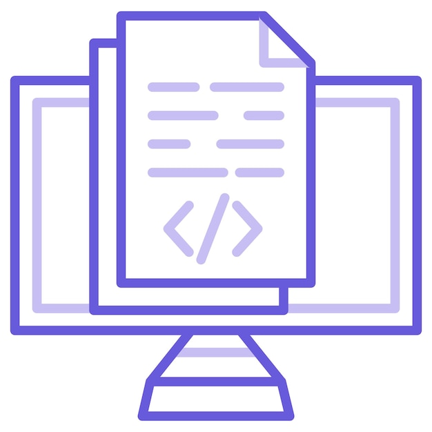 Notas de programación Ilustración vectorial