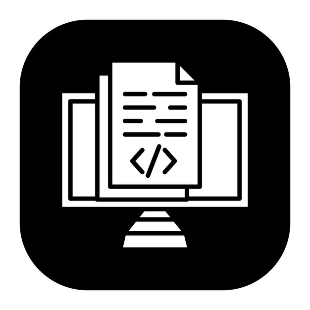 Notas de programación Ilustración vectorial