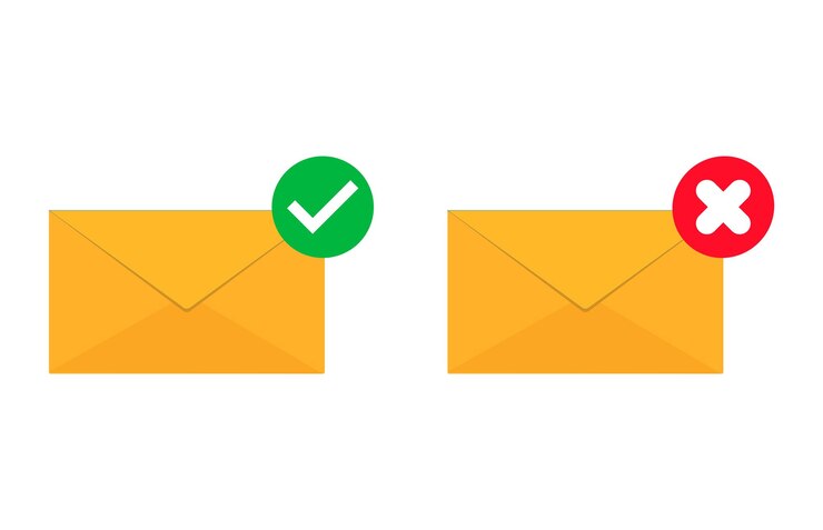 Vector notificación de correo conjunto iconvector plana ilustración aislada sobre fondo blanco