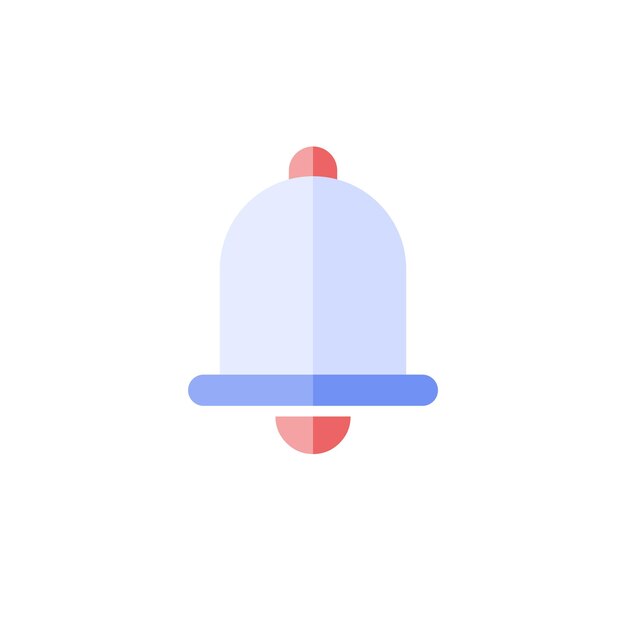 Notificación de fallo del diseño plano del icono