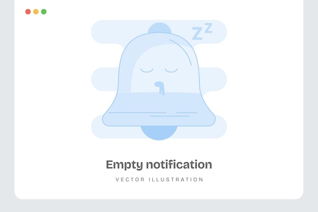 Notificación vacía