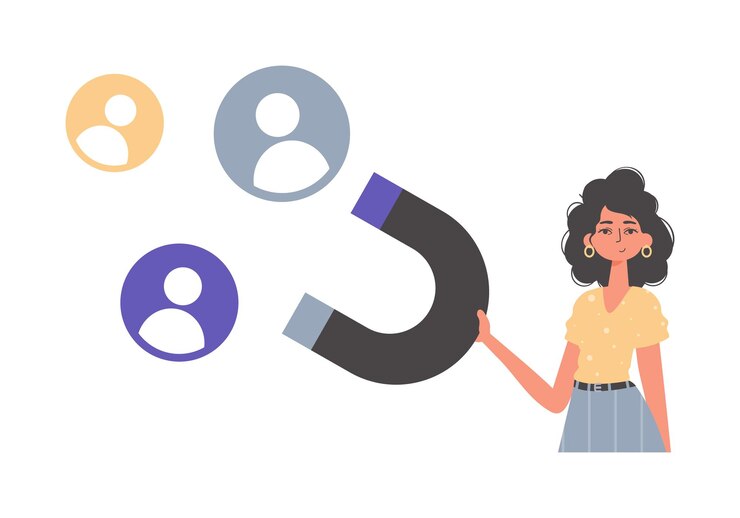 Vector la novia sostiene un bullicio en su dado que atrae la ilustración vectorial de estilo moderno