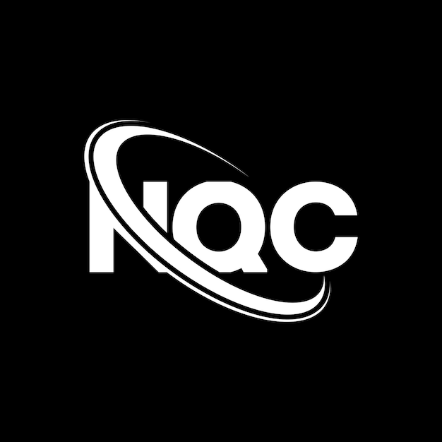 NQC logotipo NQC letra NQC diseño de la letra del logotipo Iniciales NQC Logotipo vinculado con círculo y mayúscula logotipo monograma NQC tipografía para negocios de tecnología y marca inmobiliaria