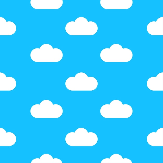 Nube blanca sobre fondo transparente de cielo azul para envolver papel tapiz