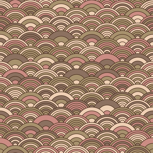 Nube china o río de patrones sin fisuras vector Fondo asiático tradicional con diseño abstracto
