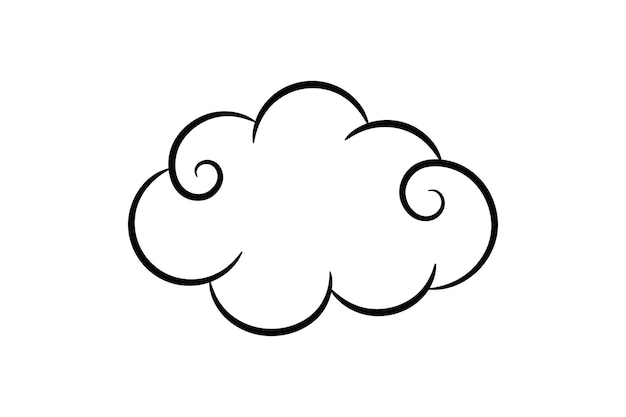 Nube para colorear