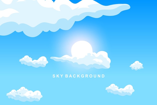 Nube Fondo Diseño Cielo Paisaje Ilustración Decoración Vector Banners Y Afiches