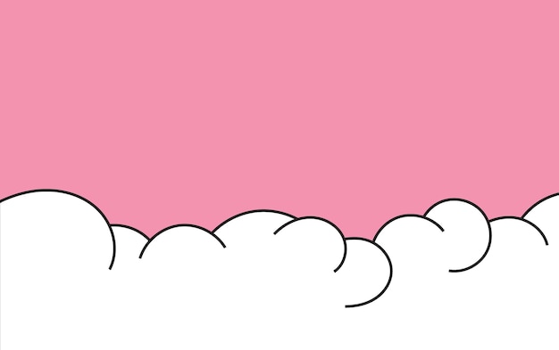 La nube de fondo tiene un diseño estético único
