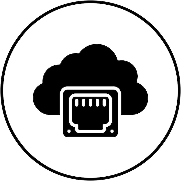 una nube que tiene la forma de un cubo