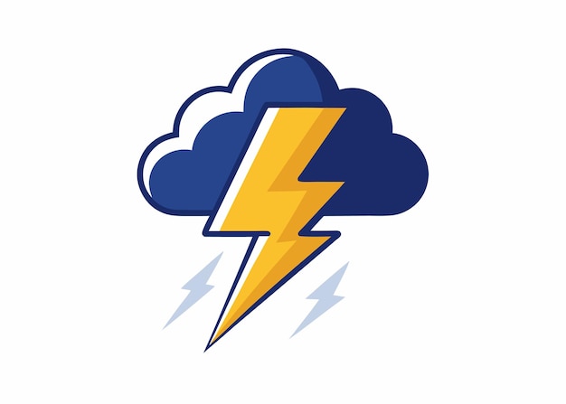 Nube con relámpago