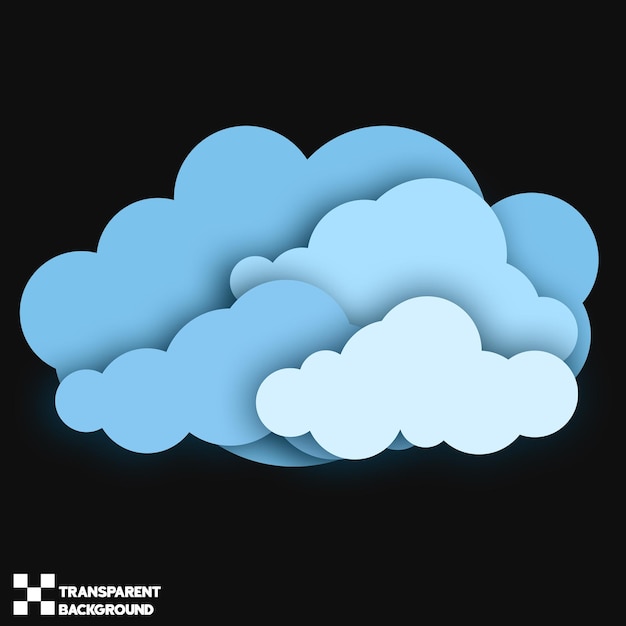 Nubes azules