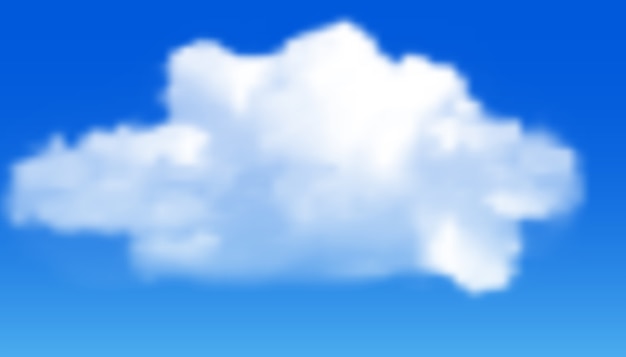 Nubes en el cielo azul