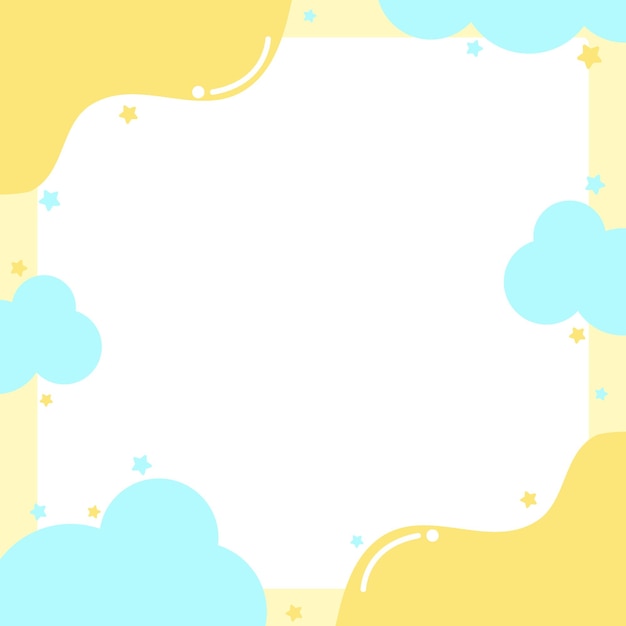 Nubes de fondo muy bonitas Vector
