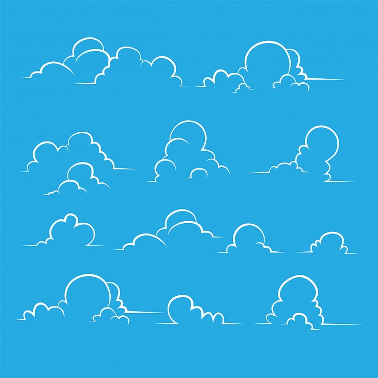 Vector nubes simples