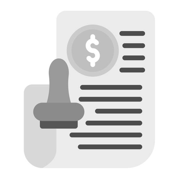 La nueva imagen vectorial del icono del acuerdo se puede utilizar para documentos y archivos