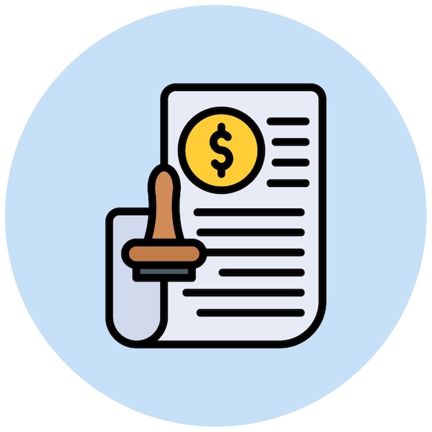 La nueva imagen vectorial del icono del acuerdo se puede utilizar para documentos y archivos