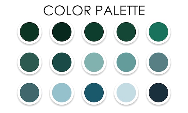 Nueva paleta de colores 2023. Ilustración vectorial