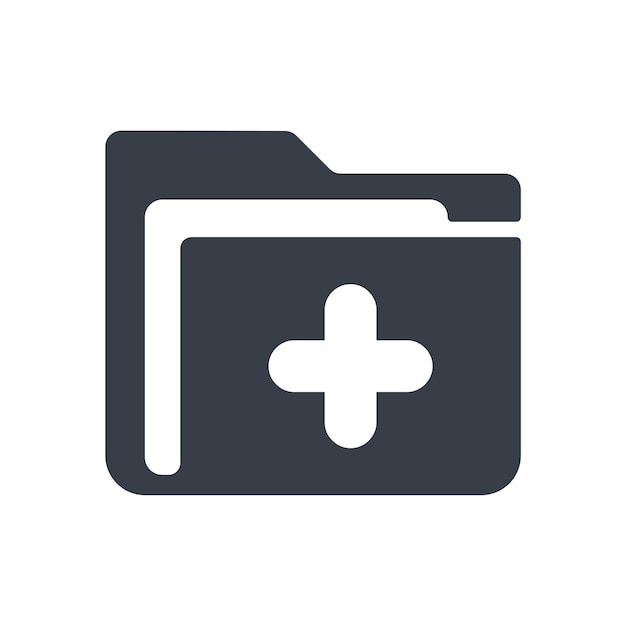 nueva plantilla de diseño vectorial de iconos de carpeta