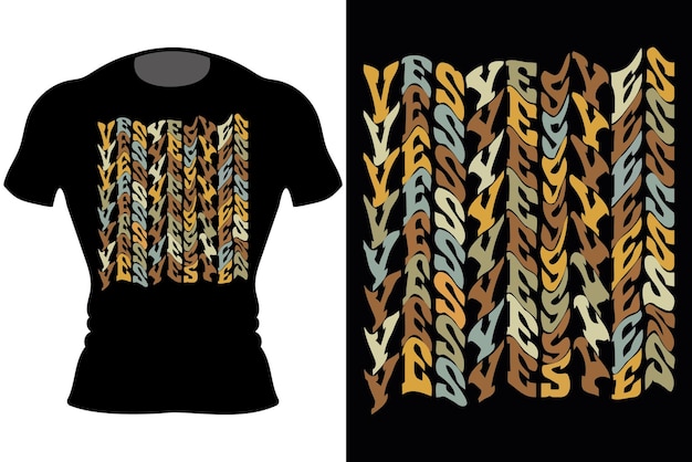 Nueva tipografía diseño de camiseta motivacional camiseta vectorial diseño de camiseta de juego vintage