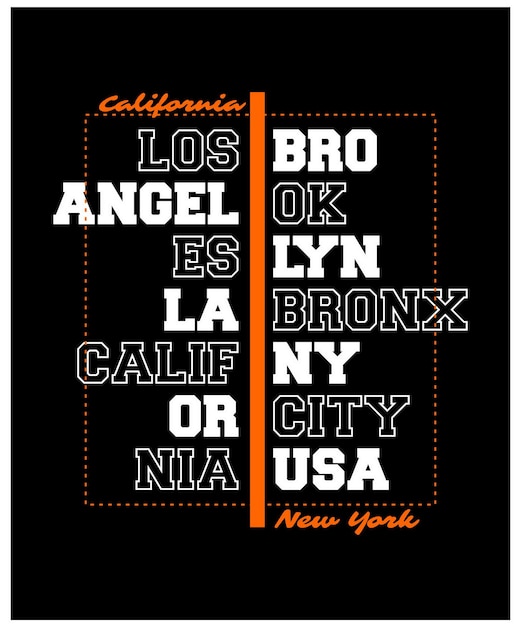 Vector nueva york brooklyn diseño tipográfico vintage en ilustraciones vectoriales camisetas ropa y otros usos