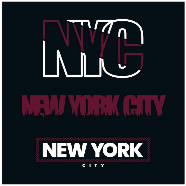 Vector nueva york brooklyn diseño tipográfico vintage en ilustraciones vectoriales camisetas ropa y otros usos