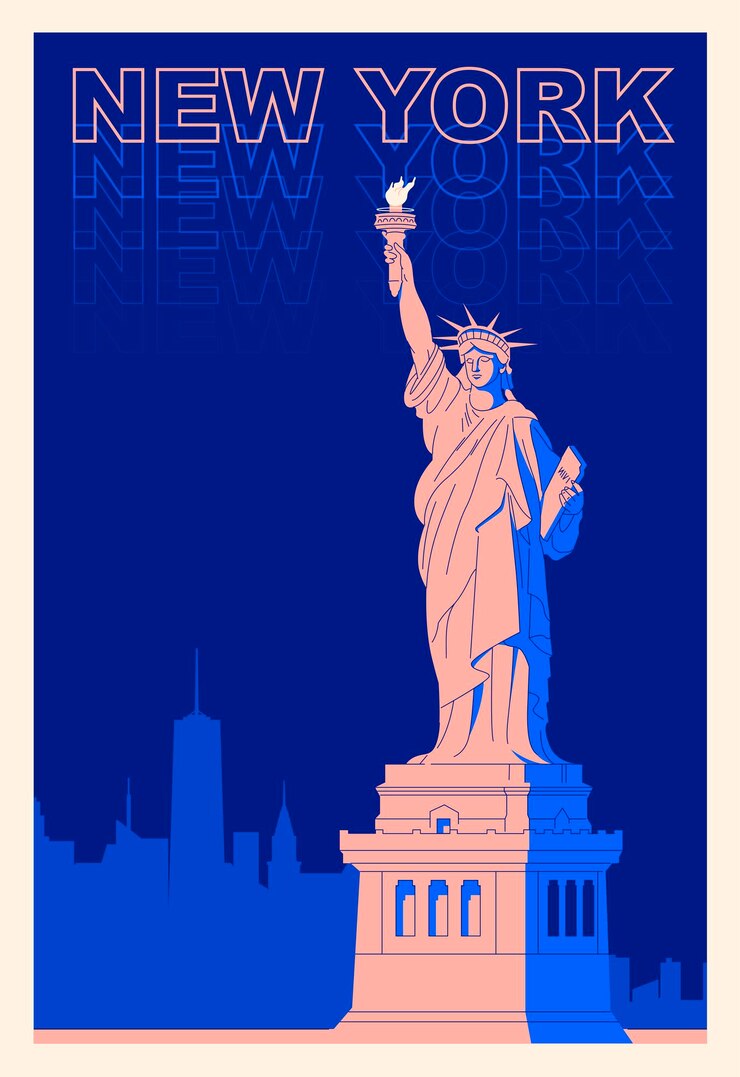 Nueva York la estatua de la libertad