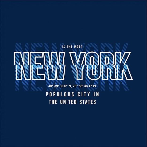 Nueva york - tipografía