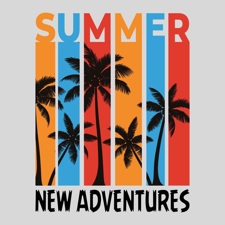 Nuevas aventuras de verano Gráfico para imprimir