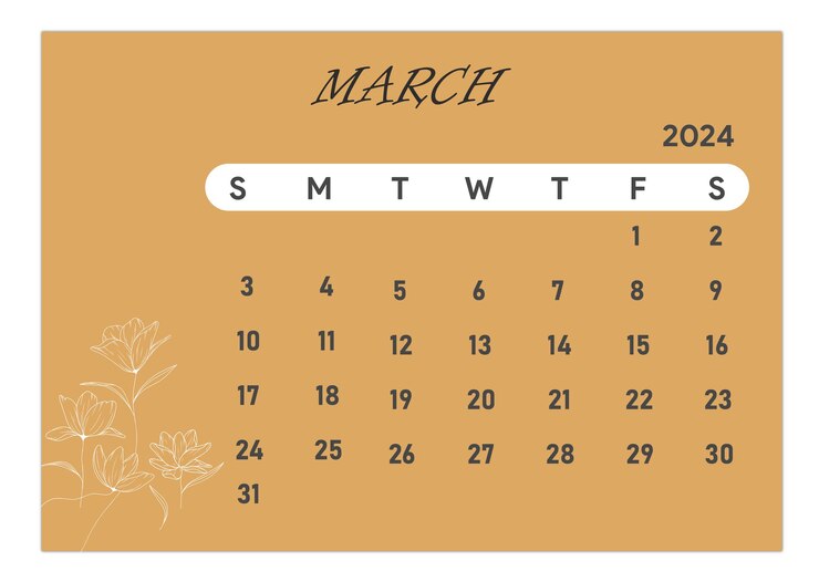 Nuevo Calendario 2024 calendario mensual 2024