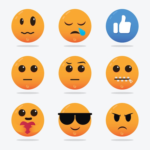 Vector un nuevo conjunto de emojis