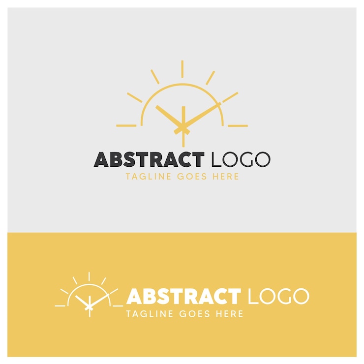 Vector nuevo diseño abstracto del logotipo