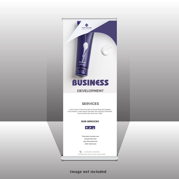 Nuevo diseño de banner de stand up enrollable inteligente
