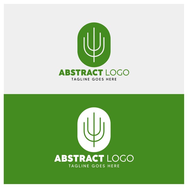 Nuevo diseño de logotipo abstracto