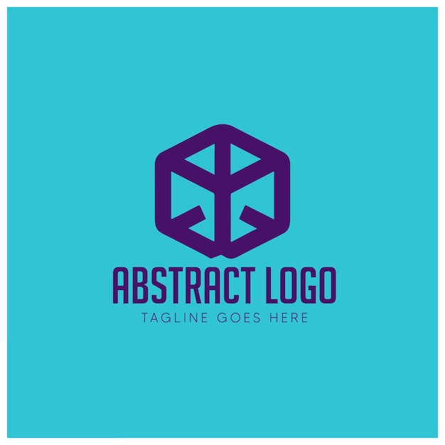 Nuevo diseño de logotipo abstracto