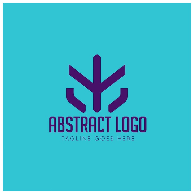 Nuevo diseño de logotipo abstracto