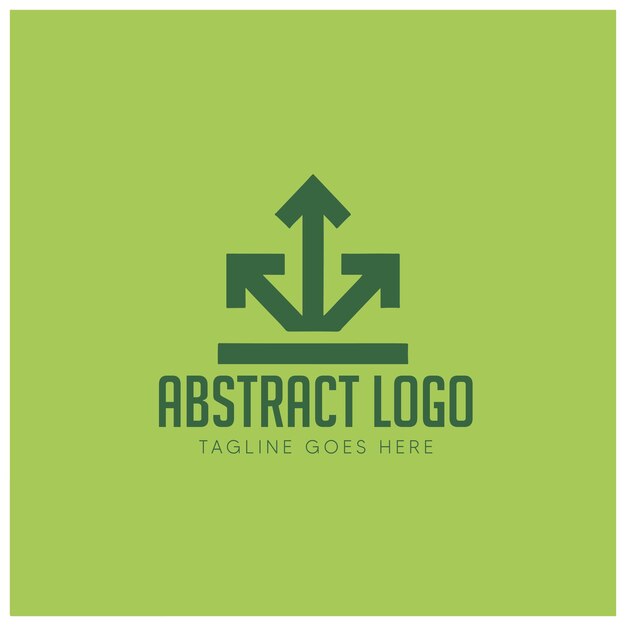 Nuevo diseño de logotipo abstracto