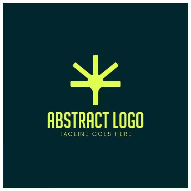 Nuevo diseño de logotipo abstracto