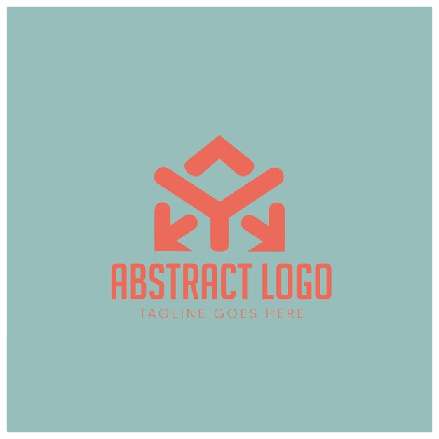 Nuevo diseño de logotipo abstracto