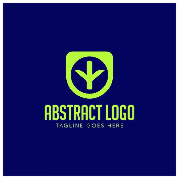 Nuevo diseño de logotipo abstracto