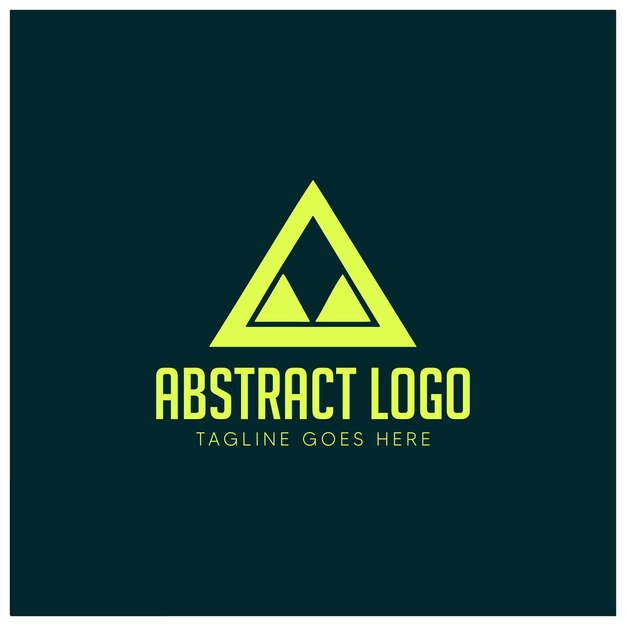 Nuevo diseño de logotipo abstracto