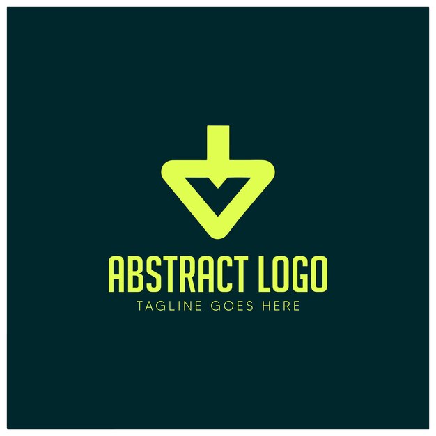 Nuevo diseño de logotipo abstracto