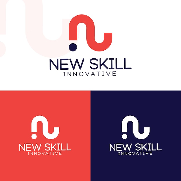 Vector nuevo diseño del logotipo de skill